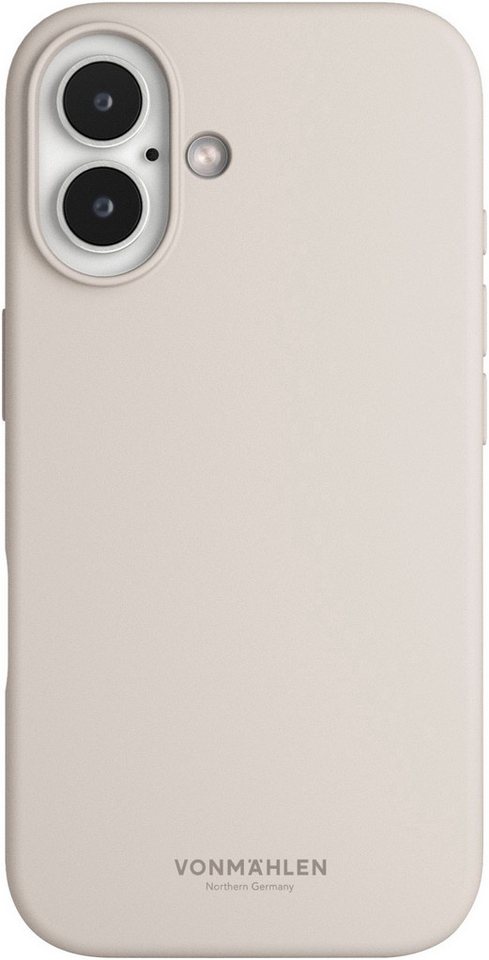 VONMÄHLEN Smartphone-Hülle iPhone 16, Soft Silicone Case - Cream von VONMÄHLEN