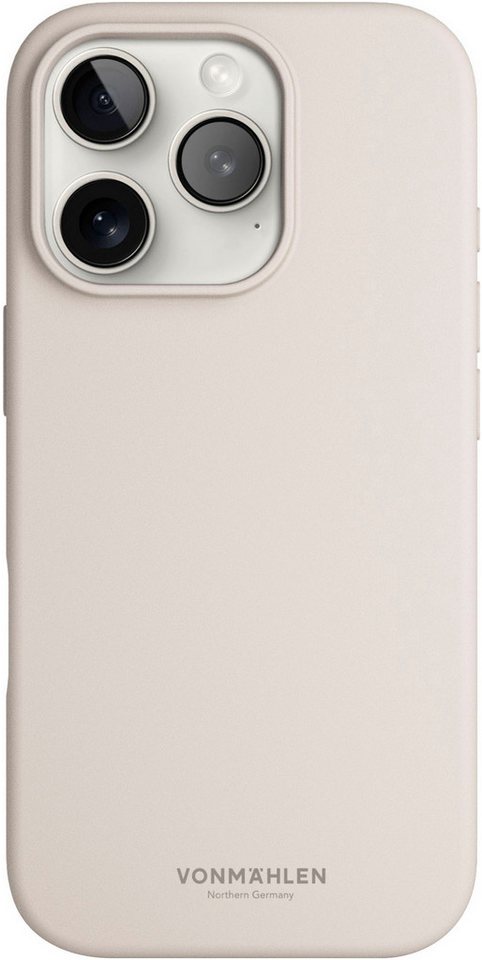 VONMÄHLEN Smartphone-Hülle iPhone 16 Pro, Soft Silicone Case - Cream VONMÄHLEN Smartphone-Hülle iPhone 16 Pro, Soft Silicone Case - Cream von VONMÄHLEN