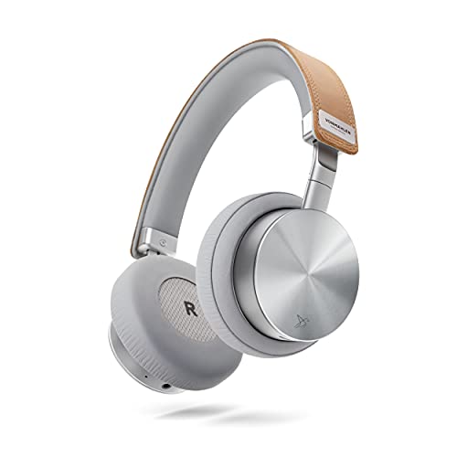 VONMÄHLEN - Wireless Concert One Bluetooth Kopfhörer On-Ear – Design Kabellose Kopfhörer mit Reise-Case, Micro-USB, Aux Kabel, Kabelmanagement (Silber), 40mm von VONMÄHLEN