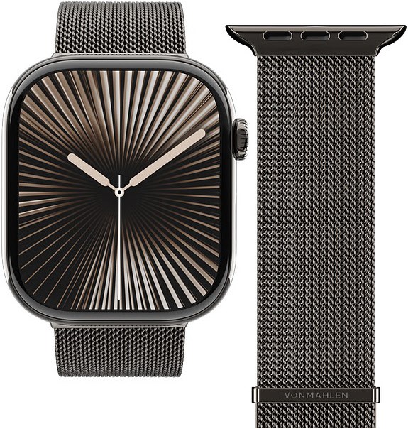 Watch Straps Milanese Loop 2 für Apple Watch (44/45/46/49mm) granite grey von VONMÄHLEN