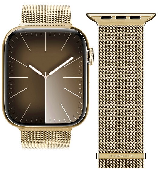 Watch Straps Milanese Loop2 Armband für Apple Watch (38/40/41mm) gold von VONMÄHLEN