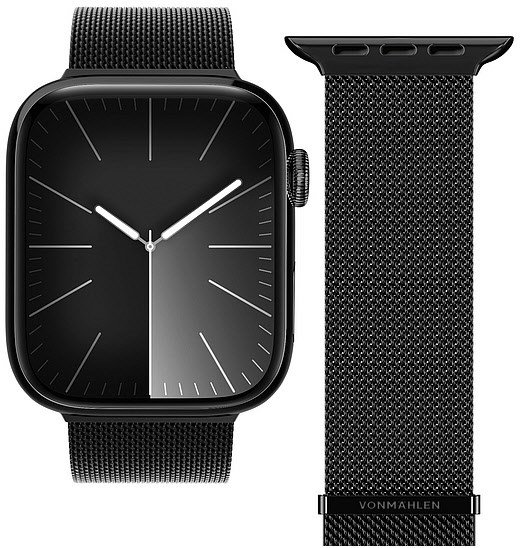 Watch Straps Milanese Loop2 Armband für Apple Watch (38/40/41mm) schwarz von VONMÄHLEN