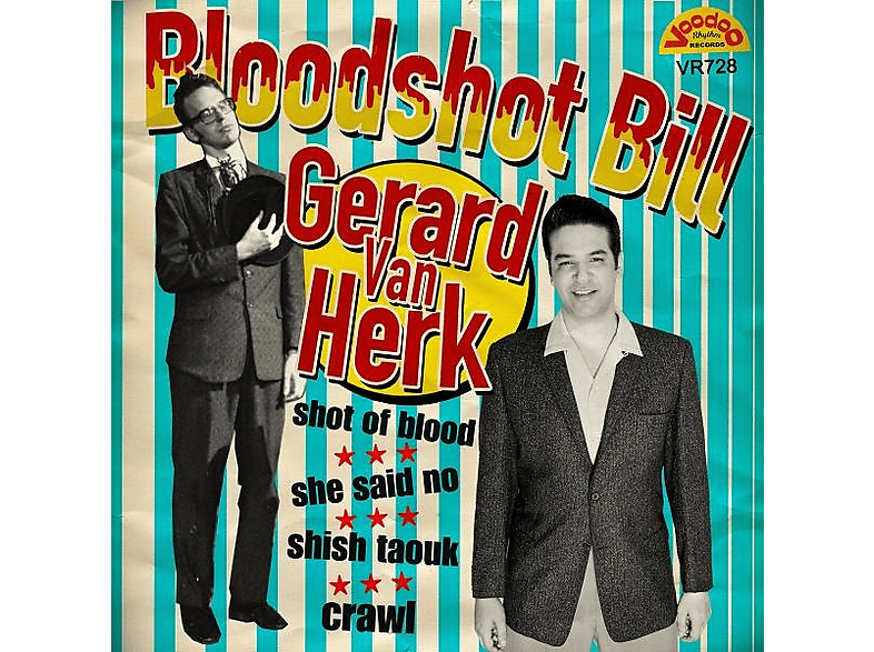 Bloodshot Bill & Gerard Van Herk - Shot Of Blood EP (Vinyl) von VOODOO RHY