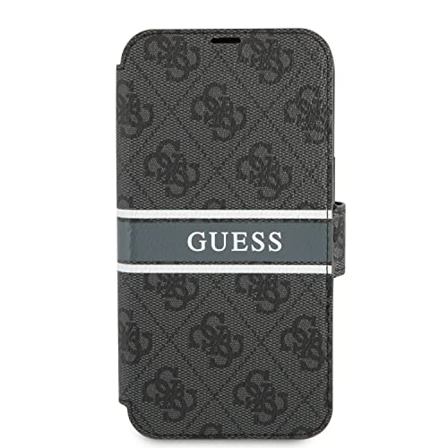 Guess GUBKP13S4GDGR Book Case 4G Stripe Hülle für iPhone 13 Mini, Grau Guess GUBKP13S4GDGR Book Case 4G Stripe Hülle für iPhone 13 Mini, Grau von VORAGA