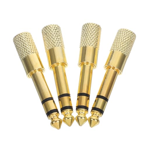 VOSAREA 4 Pcs Audio Adapter Weibliche Stereo Kopfhörer Adapter Mikrofon Konverter Kupfer Kopfhörer Für Gitarre Digital Piano Amp VOSAREA 4 Pcs Audio Adapter Weibliche Stereo Kopfhörer Adapter Mikrofon Konverter Kupfer Kopfhörer Für Gitarre Digital Piano Amp von VOSAREA