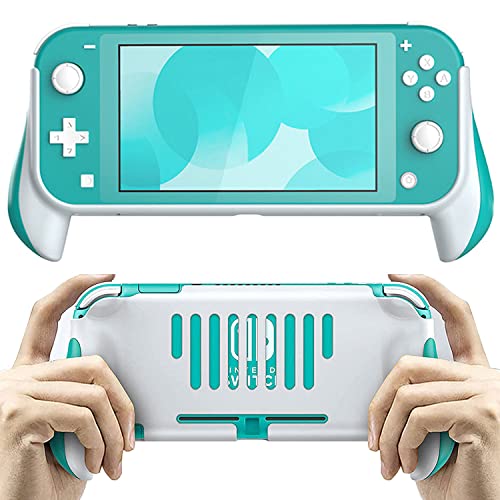 VOVIGGOL Griff Halterung Kompatibel mit Nintendo Switch Lite 2019, Ergonomischer Handheld Handle Grip Griff für Nintendo Switch Lite (Blau) von VOVIGGOL