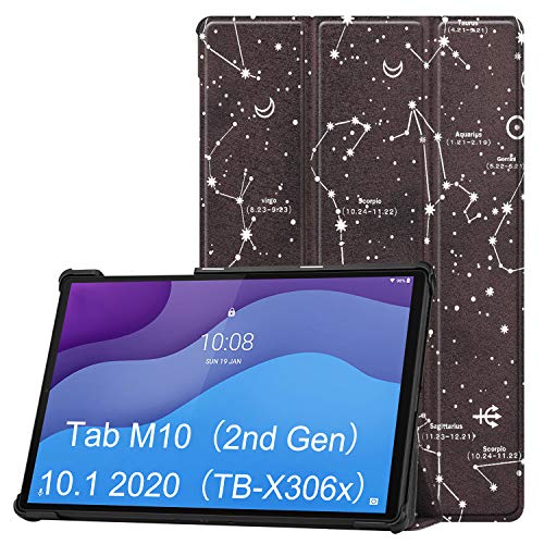 VOVIPO Lenovo Tab M10 HD (2. Generation) 10.1 Tablet 2020-Hülle - Ultra Slim Stand Hard Shell Smart Cover für Lenovo Tab M10 HD (2. Generation) 10.1 Tablet 2020 (TB-X306F.TB-X306X) von VOVIPO