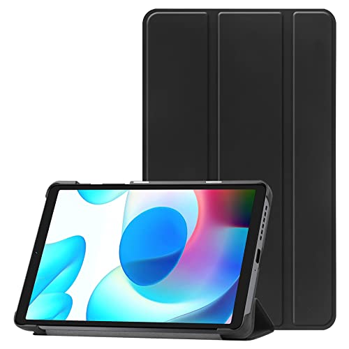 VOVIPO Realme Pad Mini Tablet Hülle, ultradünne leichte Shell Stand Abdeckung für 8,7 Zoll Realme Pad Mini Tablet-Black von VOVIPO
