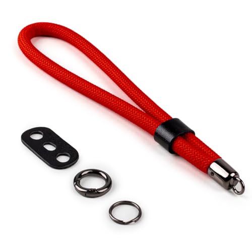 VOVMOEYA Kamera Handschlaufe,Kameragurt aus Seil für Sony Alpha Handschlaufe A7 IV A6400 A6000 Canon EOS Handschlaufe Fujifilm X100V Nikon DSLR Handschlaufe - Rot VOVMOEYA Kamera Handschlaufe,Kameragurt aus Seil für Sony Alpha Handschlaufe A7 IV A6400 A6000 Canon EOS Handschlaufe Fujifilm X100V Nikon DSLR Handschlaufe - Rot von VOVMOEYA