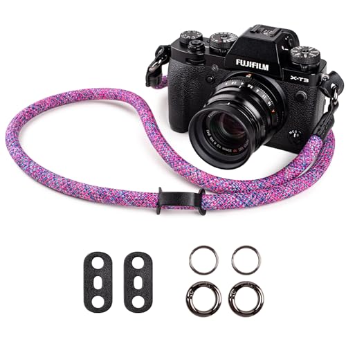 VOVMOEYA Kameragurt Sony Alpha,Kamera Tragegurt aus Seil für Canon EOS Sony A6000 A6400 A7 IV Fujifilm X100V XT5 Nikon Zfc Nackengurt Schultergurt DSLR Kameragurt VOVMOEYA Kameragurt Sony Alpha,Kamera Tragegurt aus Seil für Canon EOS Sony A6000 A6400 A7 IV Fujifilm X100V XT5 Nikon Zfc Nackengurt Schultergurt DSLR Kameragurt von VOVMOEYA