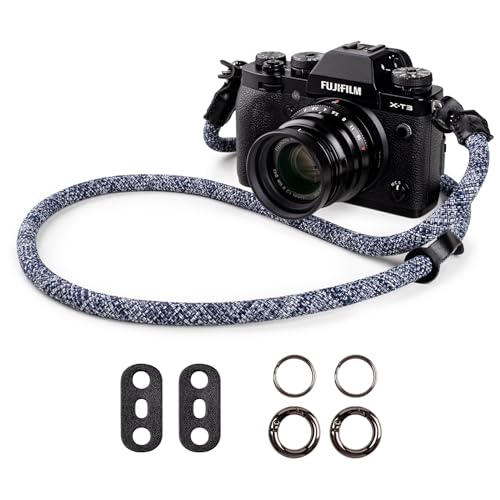 VOVMOEYA Kameragurt Sony Alpha,Kamera Tragegurt aus Seil für Canon EOS Sony A6000 A6400 A7 IV Fujifilm X100V XT5 Nikon Zfc Nackengurt Schultergurt DSLR Kameragurt VOVMOEYA Kameragurt Sony Alpha,Kamera Tragegurt aus Seil für Canon EOS Sony A6000 A6400 A7 IV Fujifilm X100V XT5 Nikon Zfc Nackengurt Schultergurt DSLR Kameragurt von VOVMOEYA