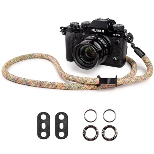 VOVMOEYA Kameragurt Sony Alpha,Kamera Tragegurt aus Seil für Canon EOS Sony A6000 A6400 A7 IV Fujifilm X100V XT5 Nikon Zfc Nackengurt Schultergurt DSLR Kameragurt VOVMOEYA Kameragurt Sony Alpha,Kamera Tragegurt aus Seil für Canon EOS Sony A6000 A6400 A7 IV Fujifilm X100V XT5 Nikon Zfc Nackengurt Schultergurt DSLR Kameragurt von VOVMOEYA