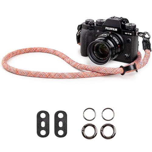 VOVMOEYA Kameragurt Sony Alpha,Kamera Tragegurt aus Seil für Canon EOS Sony A6000 A6400 A7 IV Fujifilm X100V XT5 Nikon Zfc Nackengurt Schultergurt DSLR Kameragurt VOVMOEYA Kameragurt Sony Alpha,Kamera Tragegurt aus Seil für Canon EOS Sony A6000 A6400 A7 IV Fujifilm X100V XT5 Nikon Zfc Nackengurt Schultergurt DSLR Kameragurt von VOVMOEYA