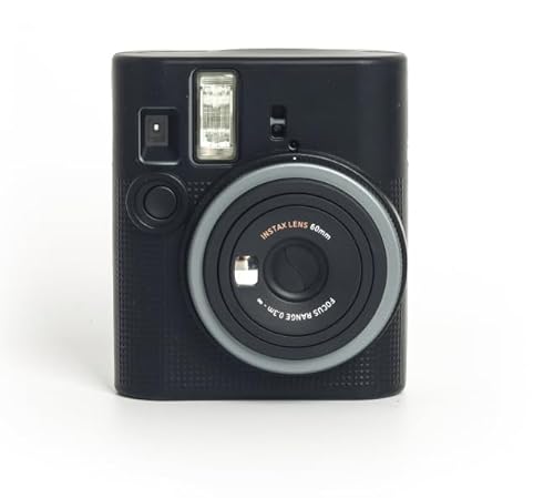 VOVMOEYA Silikon-Kameratasche für Fujifilm instax mini 41, verschleißfeste, weiche Kamera-Schutzhülle-Kit mit Kameragurt von VOVMOEYA