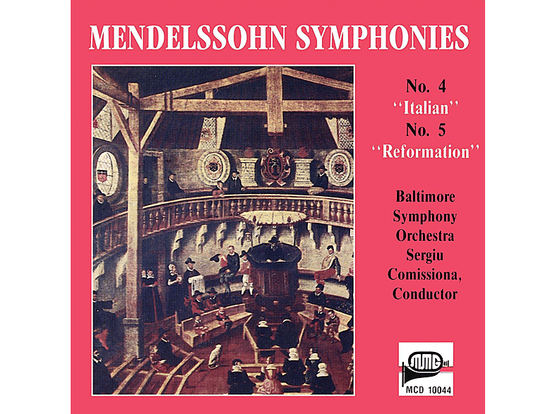 Baltimore Symphony Orchestra - Mendelsohn Symphonies: No. 4 "Italian" / 5 "Reformation" (CD) von VOX