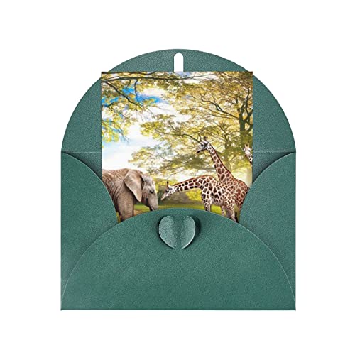 VOZITI Elefant und Giraffe Grußkarte Jahrestagskarte Bff-Karte Dankeskarte Urlaubskarte Hochzeitskarte Freundschaftskarte Geschenkkarte Liebeskarte VOZITI Elefant und Giraffe Grußkarte Jahrestagskarte Bff-Karte Dankeskarte Urlaubskarte Hochzeitskarte Freundschaftskarte Geschenkkarte Liebeskarte von VOZITI