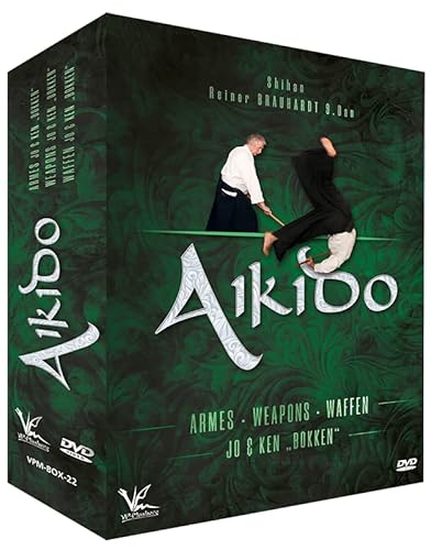 3 DVD Box Collection Aikido Waffen Jo & Ken „Bokken“ von VP-Masberg
