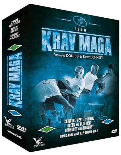 3 DVD Box Collection Krav Maga Prüfungsprogramm Vol.2 Grün & Blaugurt von VP-Masberg
