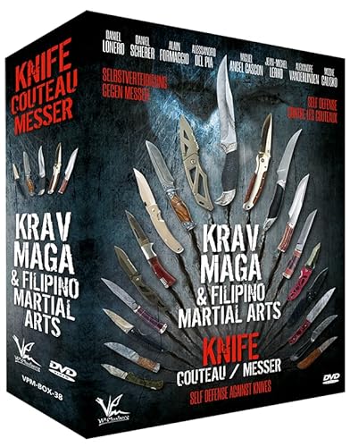 3 DVD Box Collection Krav Maga & Filipino Martial Arts - Selbstverteidigung gegen Messer von VP-Masberg