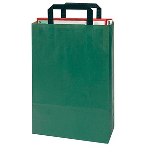 50 VP Papier-Tragetaschen Topcraft grün 40,0 x 45,0 cm von VP