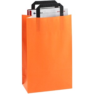 50 VP Papier-Tragetaschen Topcraft orange 22,0 x 36,0 cm von VP