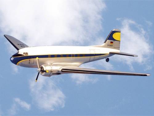 VQ Douglas DC-3 Weiß, Blau RC Motorflugmodell ARF 1800mm VQ Douglas DC-3 Weiß, Blau RC Motorflugmodell ARF 1800mm von VQ