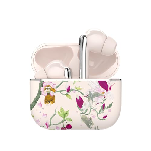 VQ Skylark TWS Kabellose Kopfhörer - Bluetooth 5.3 In Ear Kopfhörer mit Verbesserte Geräuschunter Drückung (ENC), 10 Stunden Spielzeit und 48 Stunden Ladeetui Backup - Cath Kidston Geschichte Baum von VQ