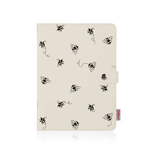 VQ Universale Hülle für 7 bis 8 Zoll Tablet - Ständer Folio Tablet Hülle mit 3 verstellbaren Winkeln und Bienen Designer-Druck von Cath Kidston von VQ
