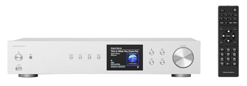 VR-Radio DAB Receiver: Digitaler WLAN-HiFi-Tuner, Internetradio, DAB+, Bluetooth, Silber (Internet Radio Receiver, Internetradio-DAB-FM-Tuner, Verstärker) von VR-Radio