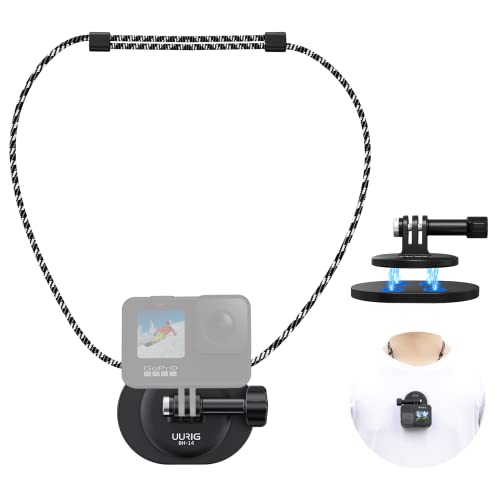 Magnetischer Hals-Selfie-Halter für Gopro, Action-Kamerahalterung, Brust-Schulterstützungswinkel mit Gelenkhalterung, für Go Pro Max Hero 11 10 9 8 7 Insta360 DJI Action iPhone Android Magnetischer Hals-Selfie-Halter für Gopro, Action-Kamerahalterung, Brust-Schulterstützungswinkel mit Gelenkhalterung, für Go Pro Max Hero 11 10 9 8 7 Insta360 DJI Action iPhone Android von VRIG Select