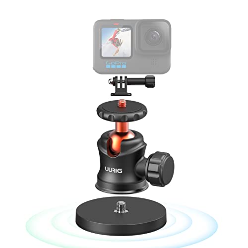 UURIG BH-04 Magnet Kamera Halterung für GoPro, Heavy-Duty Metall Auto Leistungsstarke magnetische Kamera Halterung mit 360 Grad Rotation Kugelkopf für Car Body, kompatibel mit GoPro UURIG BH-04 Magnet Kamera Halterung für GoPro, Heavy-Duty Metall Auto Leistungsstarke magnetische Kamera Halterung mit 360 Grad Rotation Kugelkopf für Car Body, kompatibel mit GoPro von VRIG