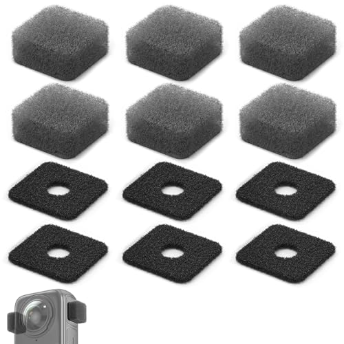 VRIG 6 Set/Mikrofon Windmuff für Insta360 X4/ONE X3 Anti-Noise Windbreak Schwamm Kissen reduziert effektiv Geräusche und verbessert die Klangqualität VRIG 6 Set/Mikrofon Windmuff für Insta360 X4/ONE X3 Anti-Noise Windbreak Schwamm Kissen reduziert effektiv Geräusche und verbessert die Klangqualität von VRIG