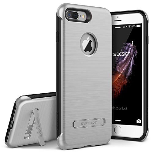VRS Design Duo Guard Edition kompatibel mit Apple iPhone 7 Plus | Polycarbonat Handy-hülle in Light Silver | Schutz-Cover Smartphone-Case von VRS Design