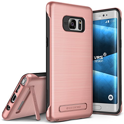 VRS Design Samsung Galaxy Note 7 Hülle, [Duo Guard][Rosa Gold] - [Slim Fit Schutzhülle][Klappständer] Handy Zubehör Für Samsung Galaxy Note 7-2016 von VRS Design