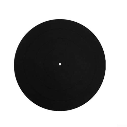 Plattenspieler-Silikon-Pad, Anti-Vibrationstechnologie für verbessertes Hörerlebnis (schwarz) von VRTYVEYBB