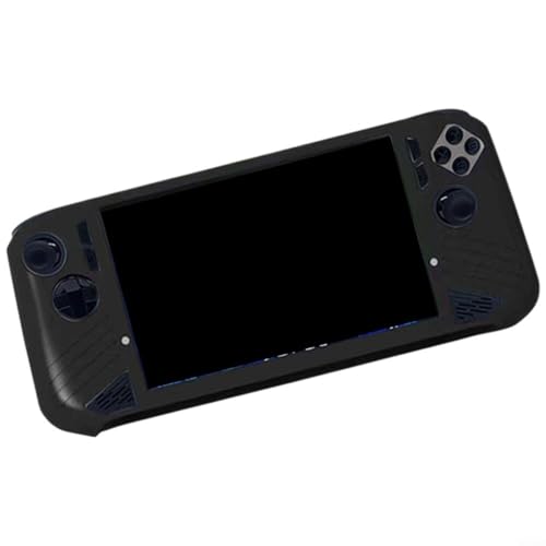 VRTYVEYBB Silikon-Schutzhülle für MSI Claw 8 AI+, 31 x 13 x 4 cm, weiche Hautstruktur, stoßfest und kratzfest, voller Zugriff auf Anschlüsse und Tasten, Schwarz von VRTYVEYBB