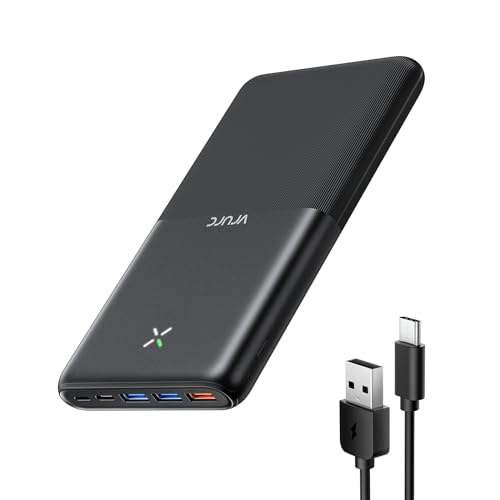 VRURC Power Bank 30000mAh 22.5W Powerbank USB C Schnelles Aufladen Externe Handyakkus mit 4 Ausgänge und 3 Eingänge Tragbares Ladegerät kompatibel mit iPhone, Samsung, Huawei, Tablets usw VRURC Power Bank 30000mAh 22.5W Powerbank USB C Schnelles Aufladen Externe Handyakkus mit 4 Ausgänge und 3 Eingänge Tragbares Ladegerät kompatibel mit iPhone, Samsung, Huawei, Tablets usw von VRURC