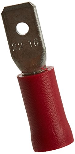 VS-ELECTRONIC - 320220 Flachstecker KSP 4.8-1 Beutel, Rot (100-er pack) 326220 von VS Electronic
