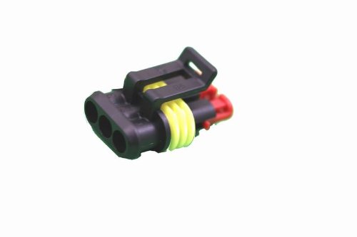 VS-ELECTRONIC - 325855 Superseal Gehäuse 3-Polig für Flachsteckhülsen, 1.5 mm 282087-1 von VS Electronic