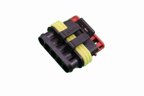 VS-ELECTRONIC - 325859 Superseal Gehäuse 5-Polig für Flachsteckhülsen, 1.5 mm 282089-1 von VS Electronic