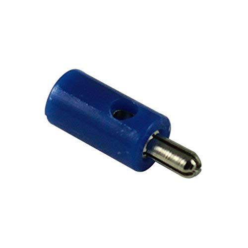 VS-ELECTRONIC - 331011 Querlochstecker, 2,6 mm Länge, Blau 61/7 blau von VS-ELECTRONIC