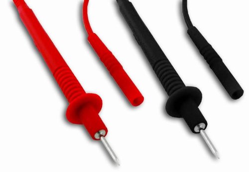 VS-ELECTRONIC - 411191 Sicherheits-Messkabelsatz, 2.5 mm², Prüfspitzen auf 4 mm, 100 Leitungen, Rot/Schwarz MPFK1151 Ro+Sw von VS-ELECTRONIC