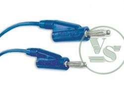 VS-ELECTRONIC - 411198 PVC Messleitung, 1.0 mm², Blau MS1115 50CM BLAU von VS-ELECTRONIC