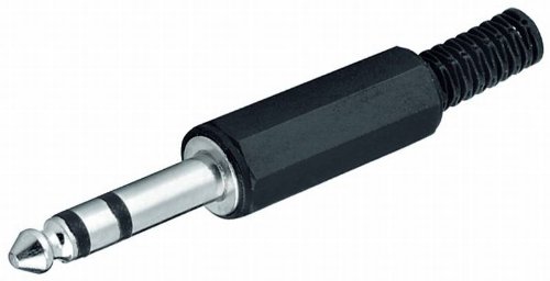 VS-ELECTRONIC - 610434 Klinkenstecker 6.3 mm Stereo, Industrie- Qualität KLS-1636 von VS Electronic