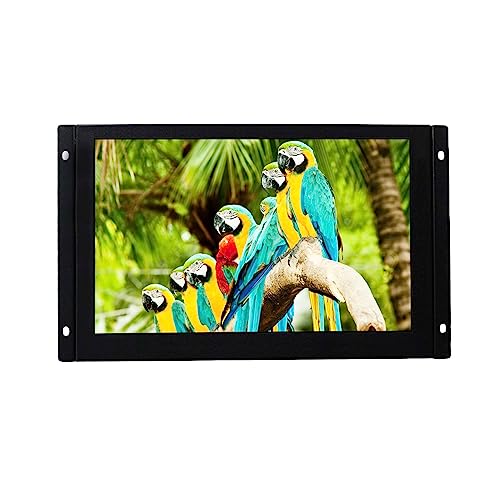VSDISPLAY 10,1 Zoll 1280 x 800 350 Nit IPS Industrieller LCD-Monitor, VGA Videoeingang, Metallgehäuse mit Halterung von VSDISPLAY