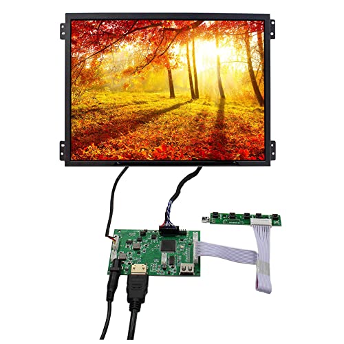 VSDISPLAY 10,4 Zoll 1024X768 4:3 600nit VS104T-004A IPS-LCD-Bildschirm und HDMI USB automatische Helligkeitseinstellung LCD-Steuerplatine, für DIY Monitor Display von VSDISPLAY