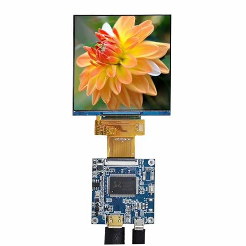 VSDISPLAY 10 cm (3,9 Zoll) 10 cm 720 x 720 300 nit IPS MIPI LCD-Bildschirm und Micro-Controller-Platine, 40-polig von VSDISPLAY