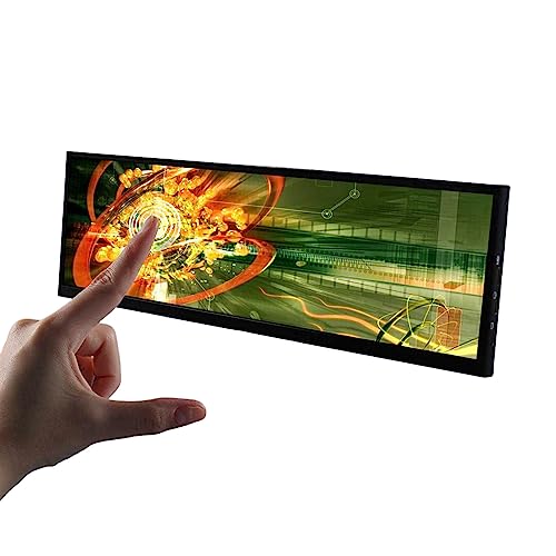 VSDISPLAY 14,5 Zoll 2560 x 720 2K IPS LCD Stretched Wide Bar Monitor, USB Typ C Video-Eingang, Metallgehäuse, Dual-Lautsprecher von VSDISPLAY