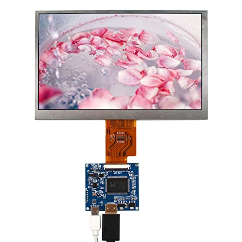 VSDISPLAY 17,8 cm (7 Zoll) AT070TNA2 1024x600 TN LCD-Bildschirm 40-polig und Mini-HD-MI LCD-Controllerplatine VS-TY2660V1-853 von VSDISPLAY