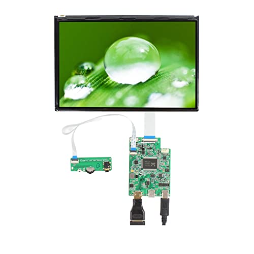 VSDISPLAY 22,6 cm (8,9 Zoll) VVX09F035M10 1920x1200 eDP IPS LCD Bildschirm und Type C HDMI Controller Platine 30 poliger von VSDISPLAY